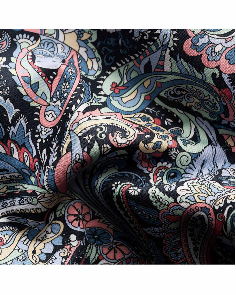 Contemporary Fit Paisley Print Multi