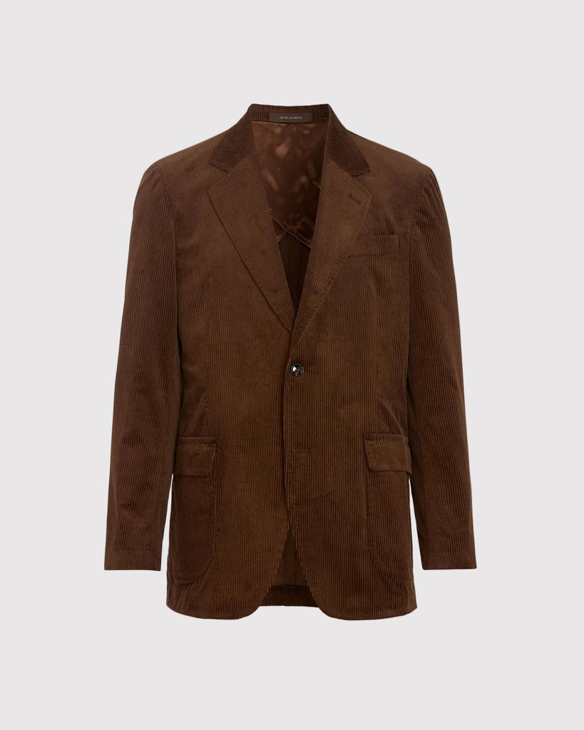 Fridolf Patch Blazer Brun