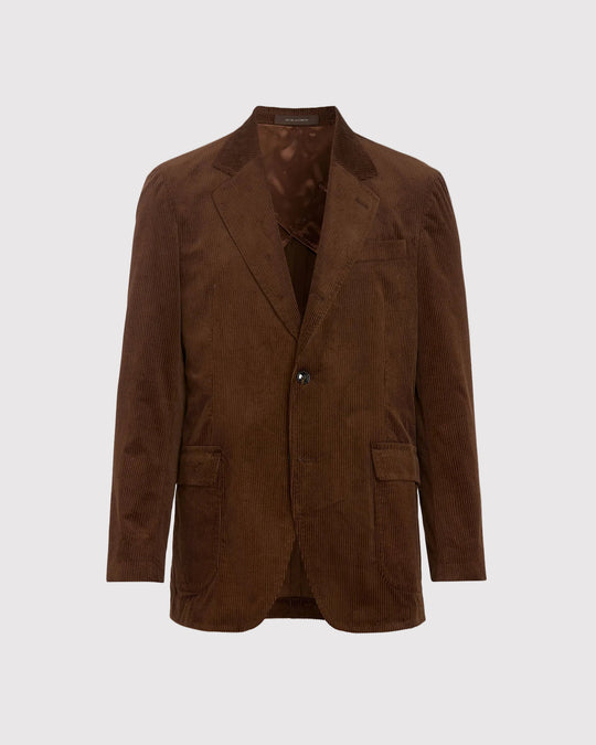 Fridolf Patch Blazer Brun