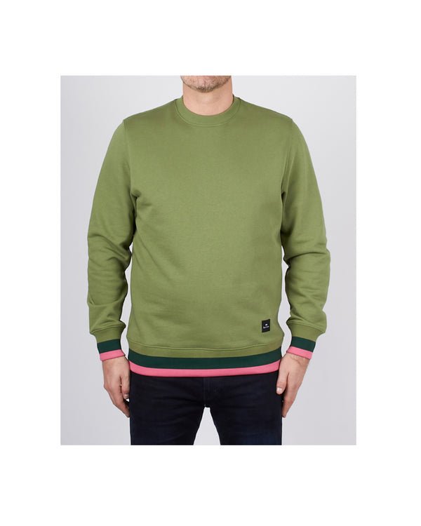 Sweatshirt Kontrast Grøn