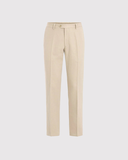 Dandy Trousers Hør Blend Sand