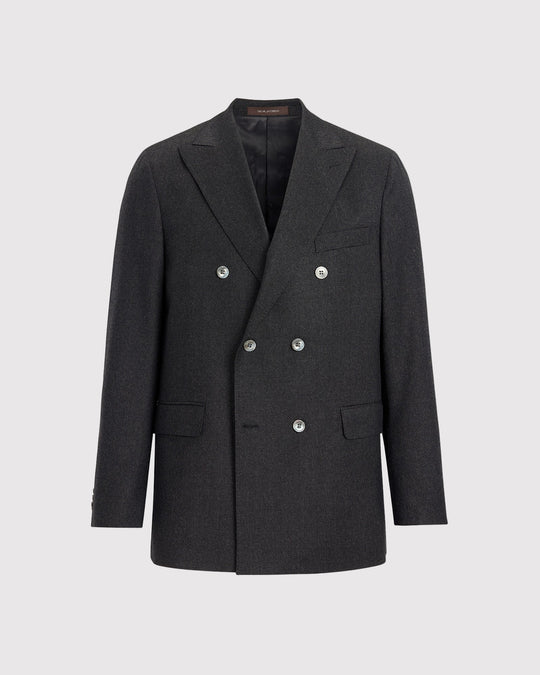 Farris Flannel Blazer Grå