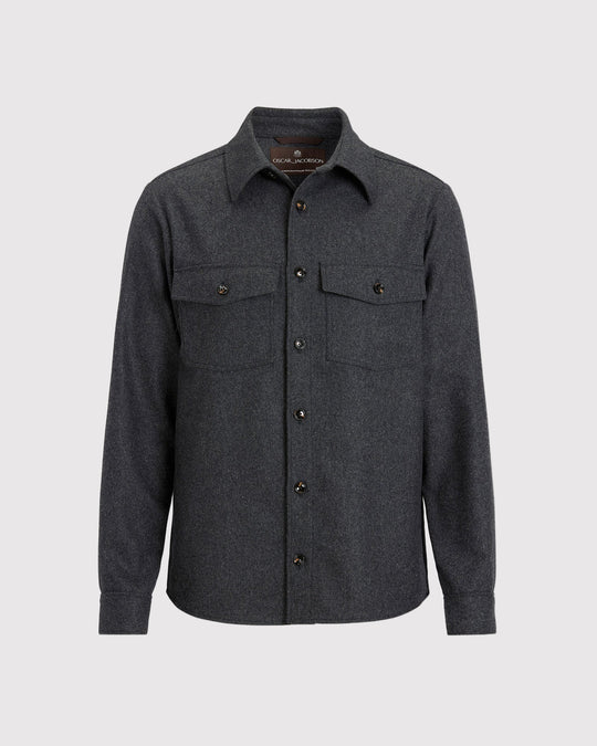 Magnus Shirt Jacket Grå