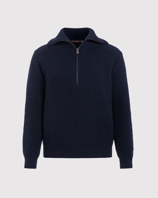 Mauritz Half Zip Blå