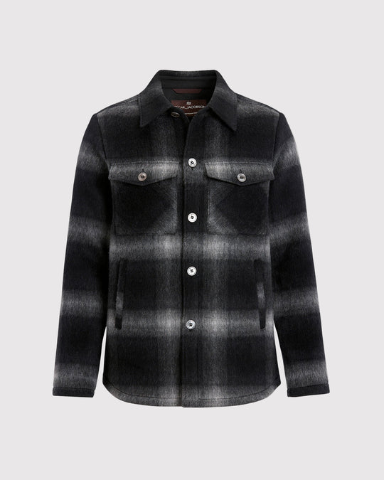 Maverick Check Jacket Grå