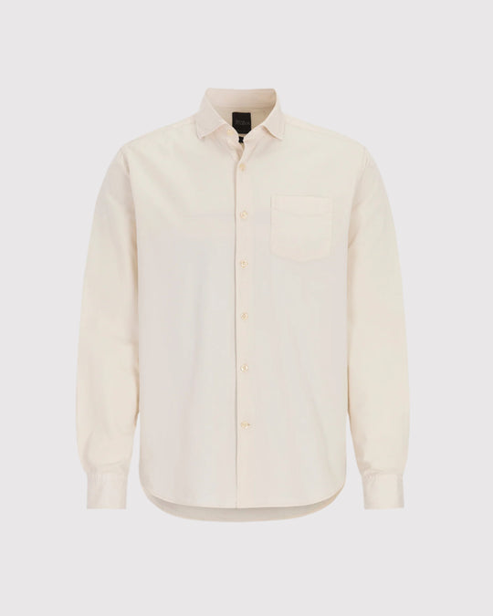 Reg Fit Skjorte Ecru Hvid