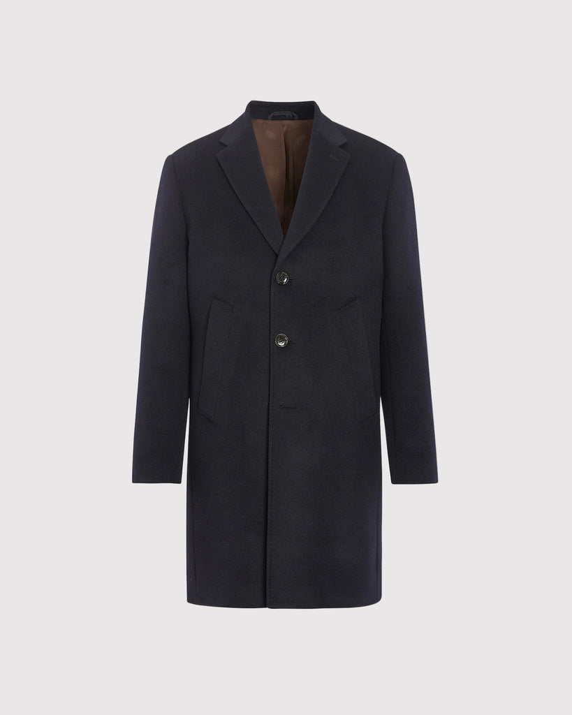 Single Breasted Coat Blå