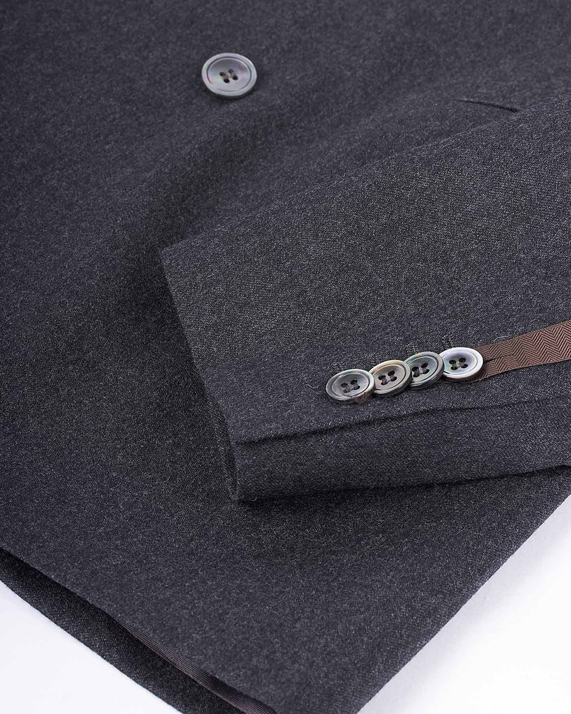 Farris Flannel Blazer Grå