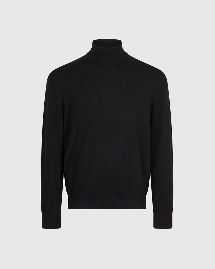 Visc Cashmere Rollneck Sort