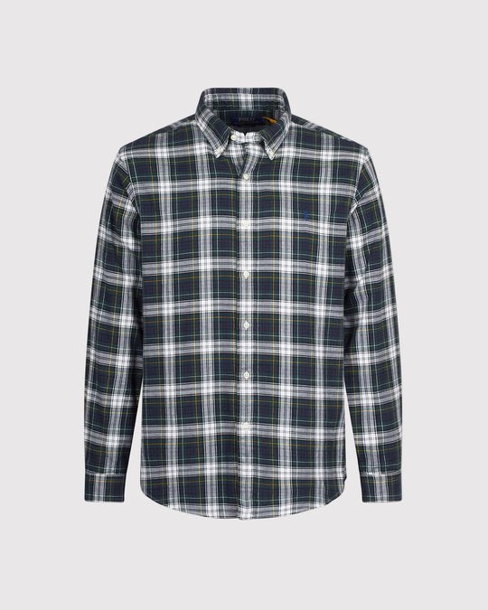 Double Faced Oxford Shirt Grøn