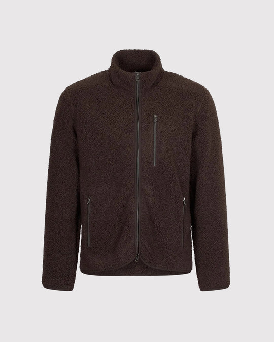 Pile Fleece Jacket Brun