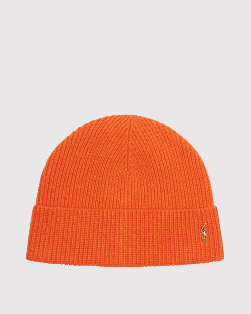 Signature Wool Beanie Orange