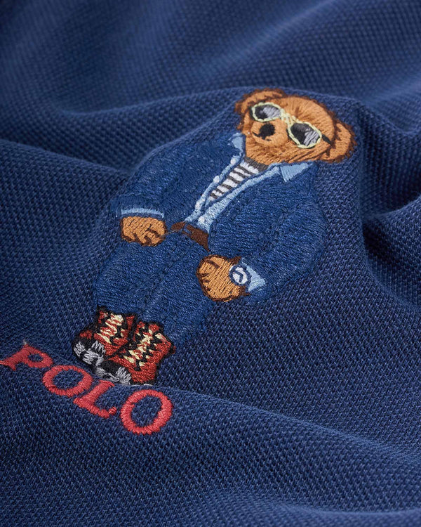Polo Bear Washed Blå