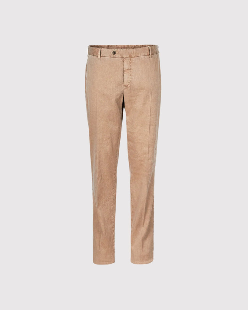 Linen Drawstring Chino Sand