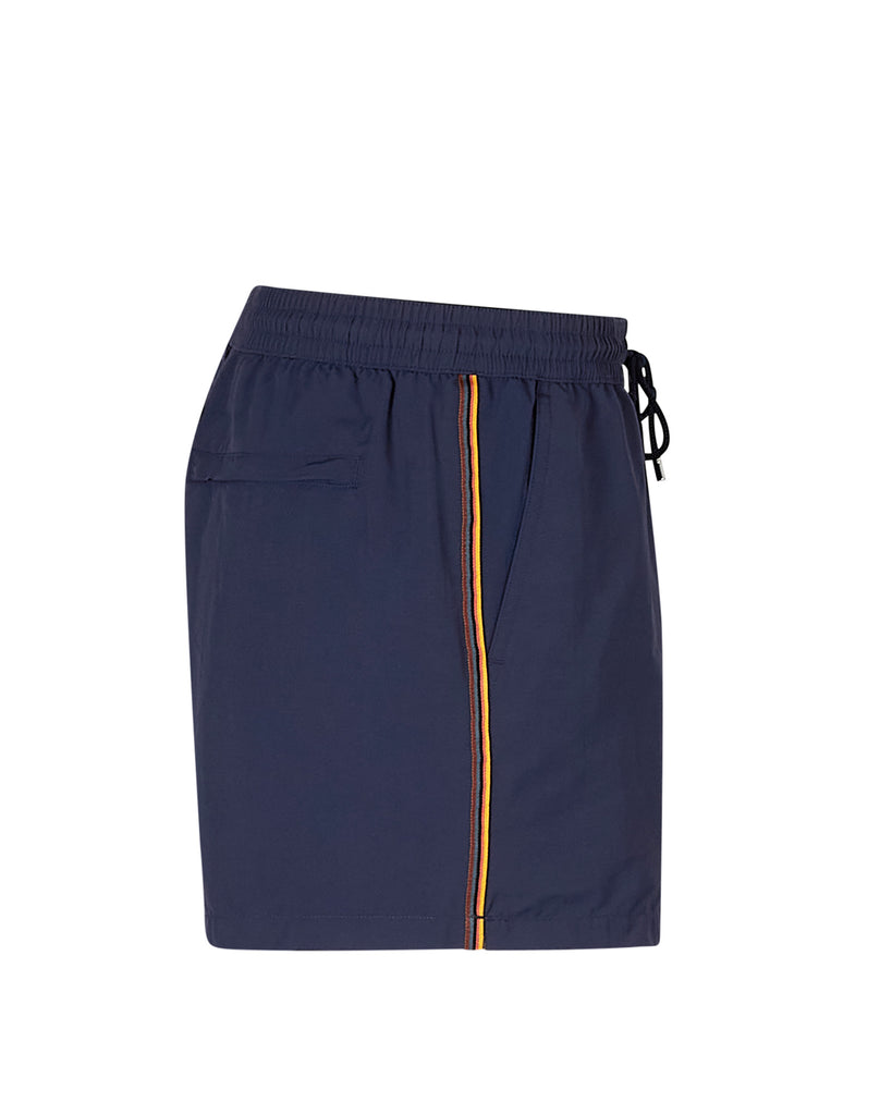 Swim Shorts Strp Blå