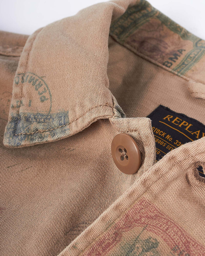 Replay Overshirt Sand