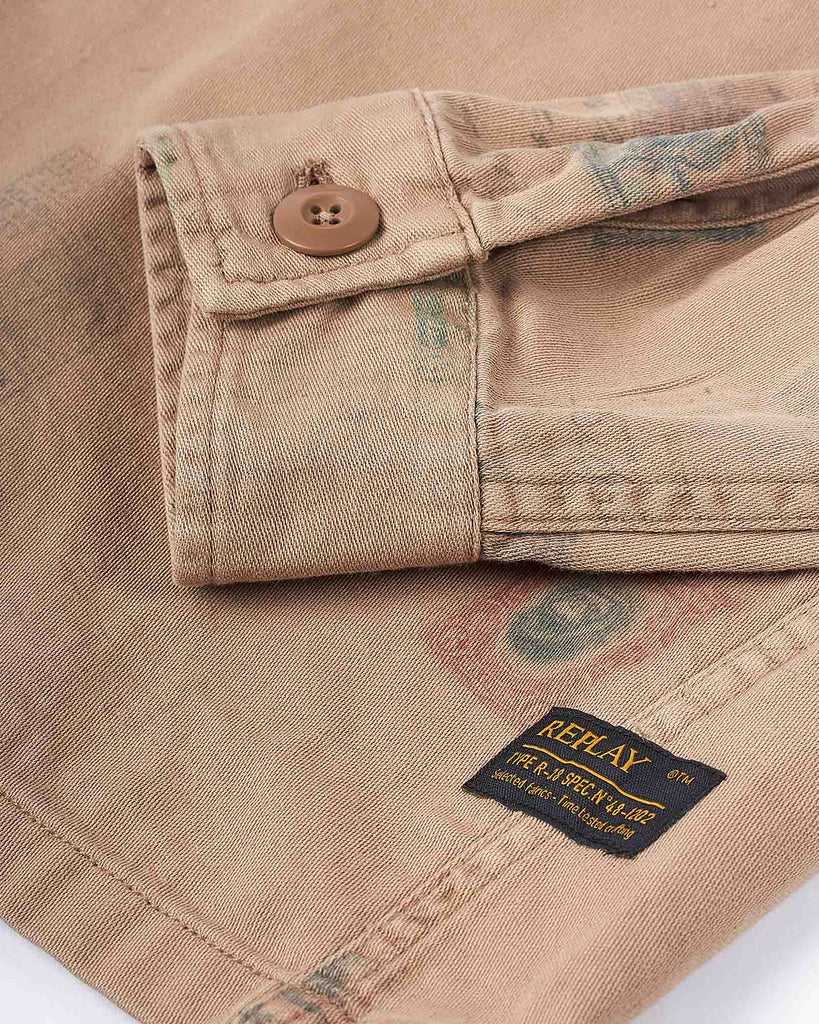 Replay Overshirt Sand