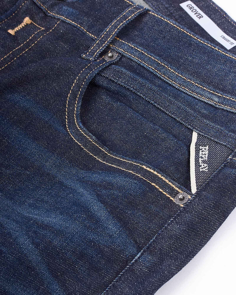 Grover Jeans Hyperflex Blå