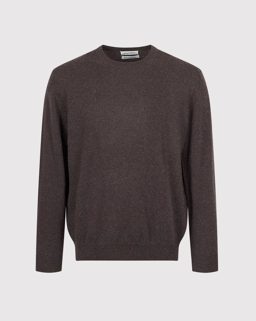 Cashmere Strik Brun