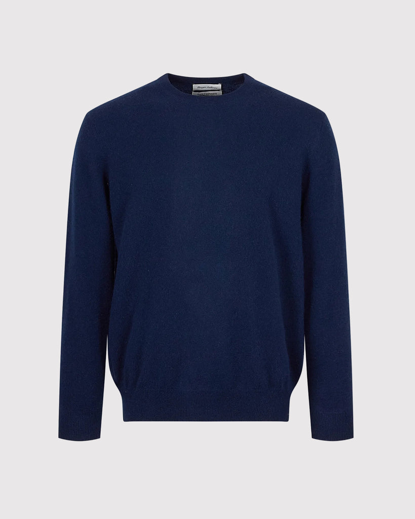 Cashmere Strik Blå