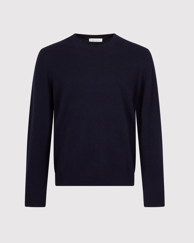 Crew Knit Wool Cash Blå