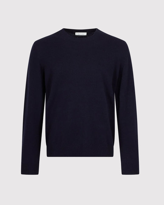 Crew Knit Wool Cash Blå