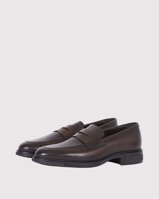 Loafer Leather Brun