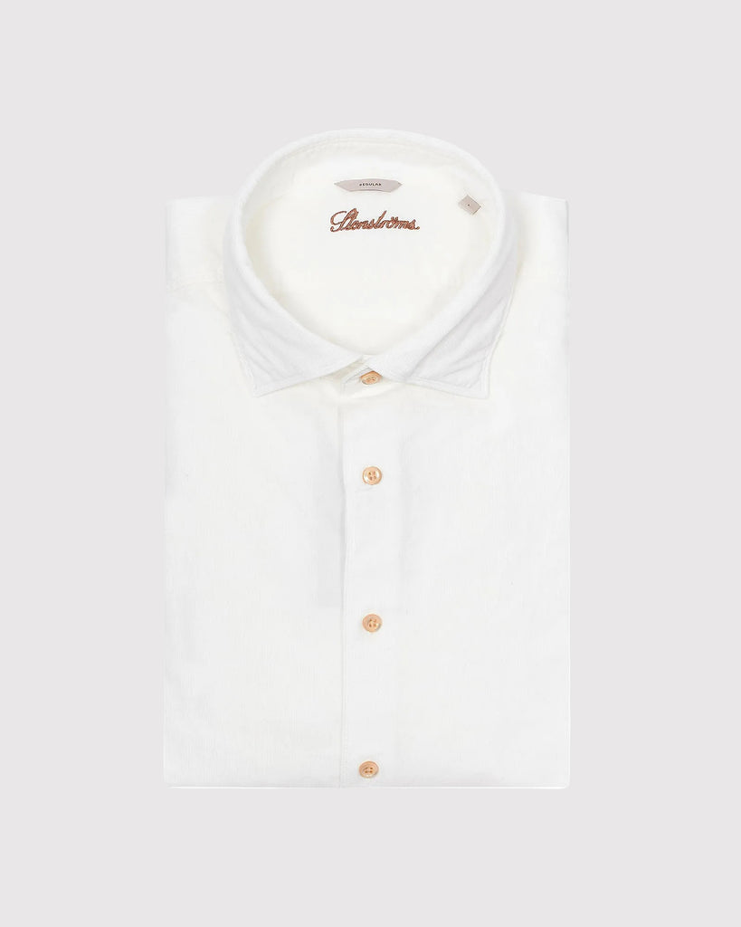 Casual Corduroy Reg Shirt Creme