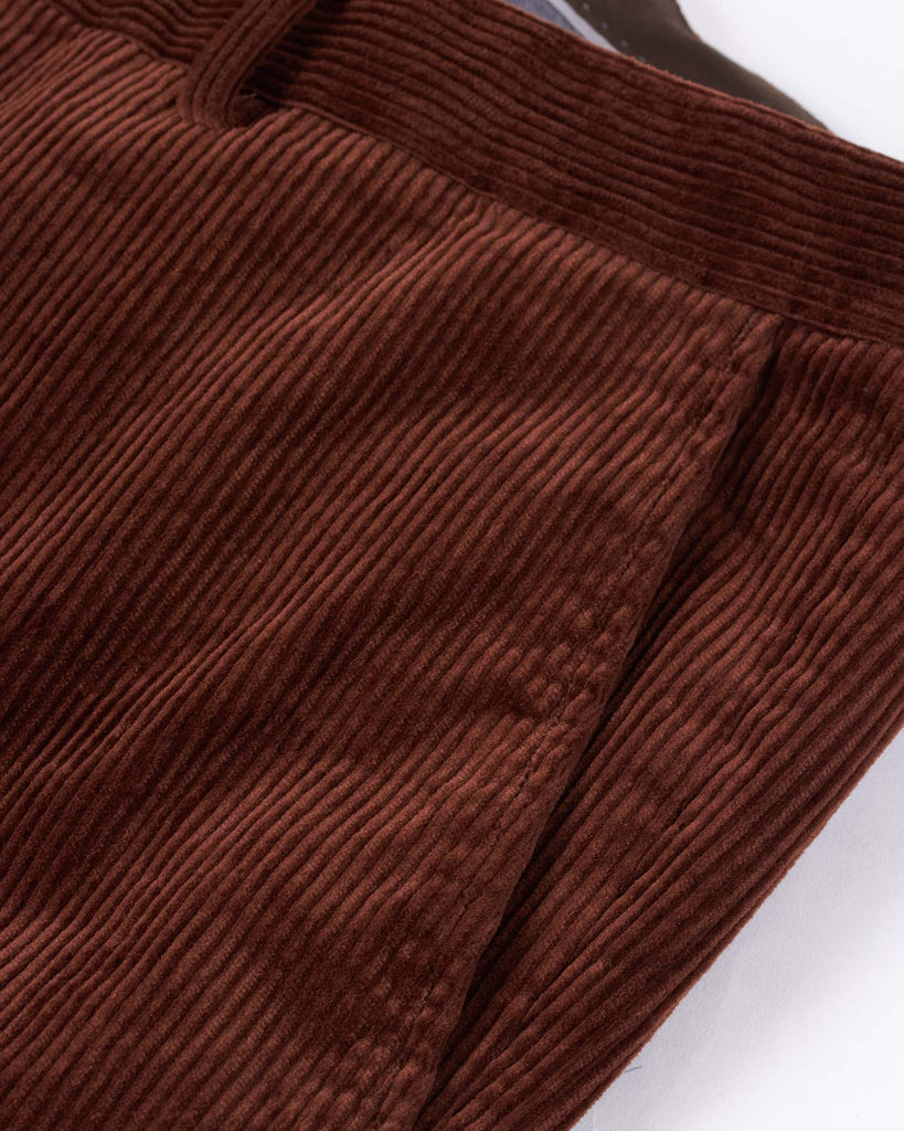 Dandy Trousers Fløjl Rust Brun