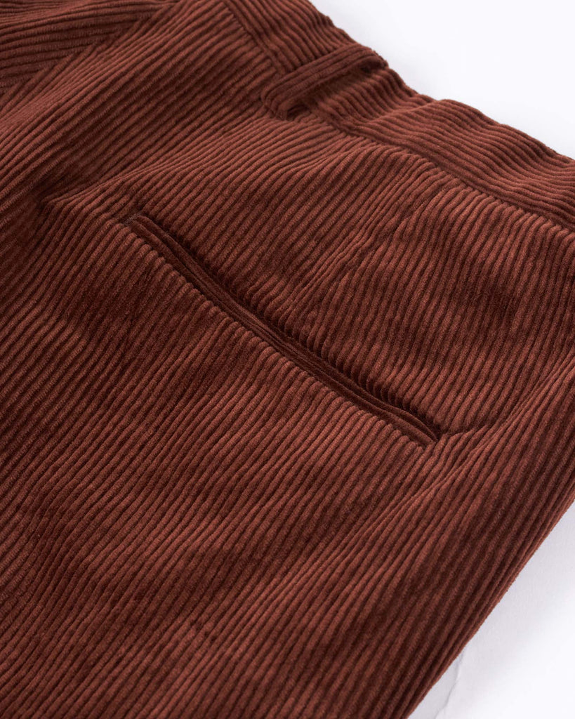 Dandy Trousers Fløjl Rust Brun