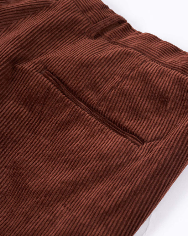 Dandy Trousers Fløjl Rust Brun