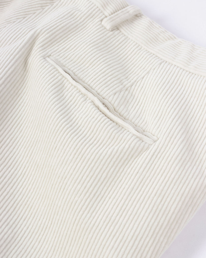 Dandy Trousers Fløjl Creme