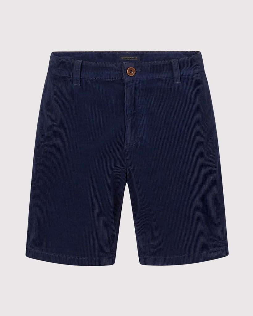 Washed Cord Shorts Blå