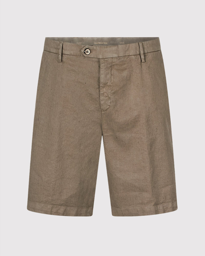 Hør Shorts Khaki