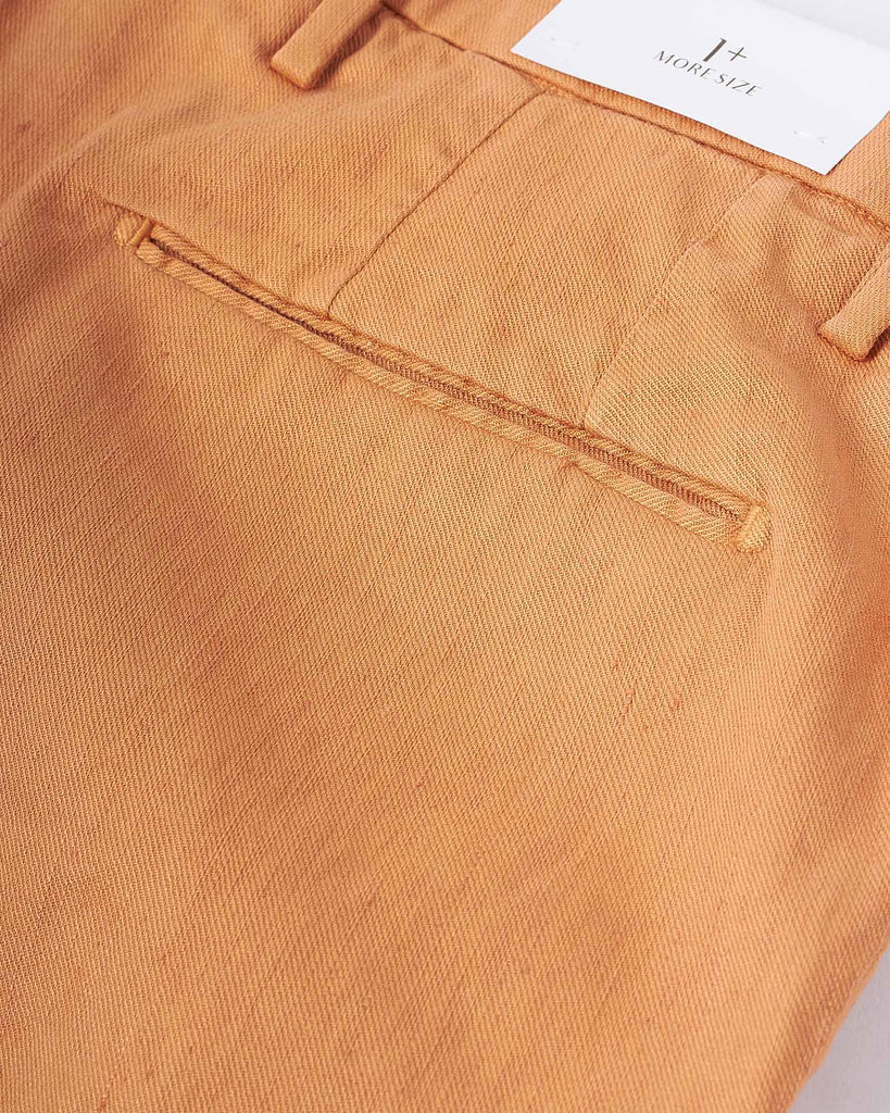 Hør Shorts Orange