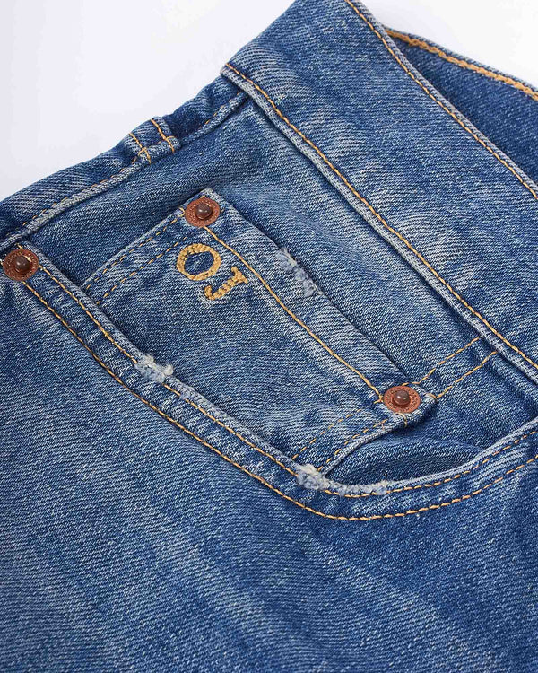 Albert Washed Jeans Blå