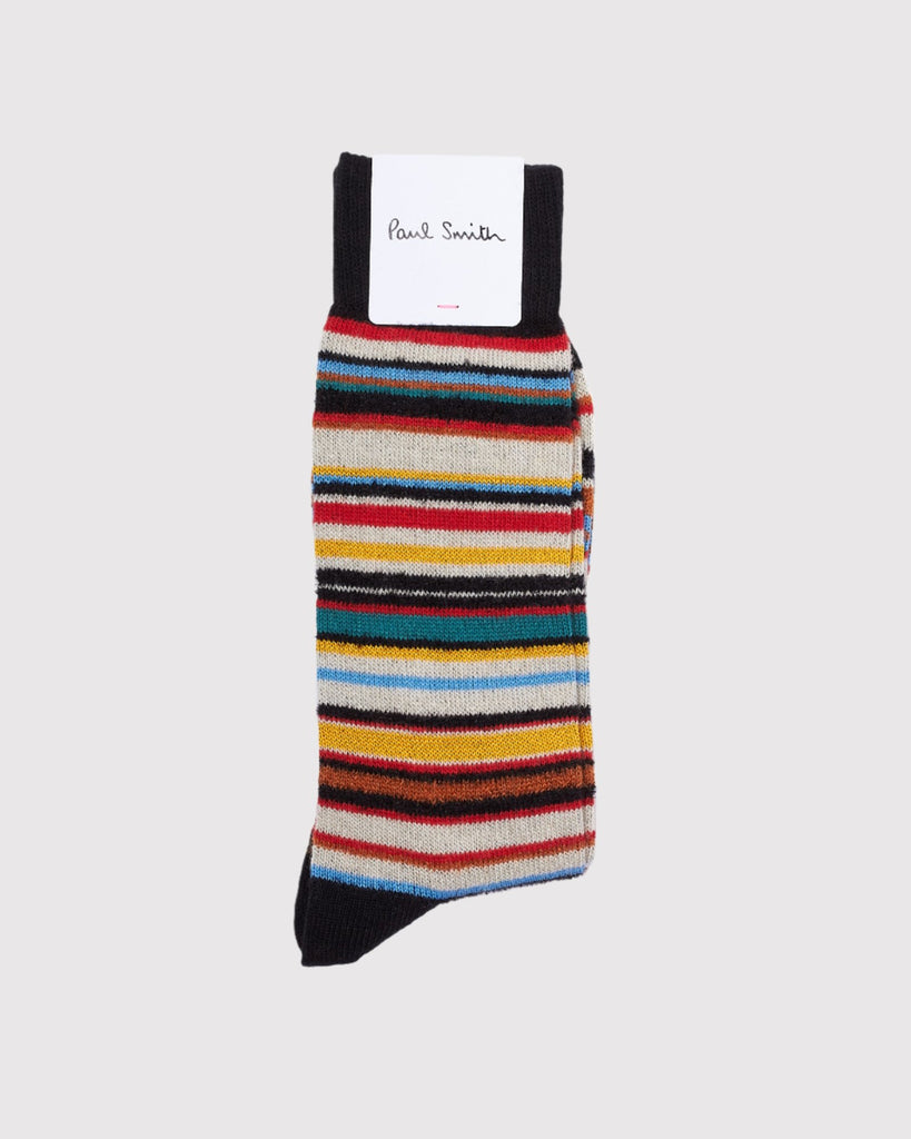 Sock Texture Stripe Multi