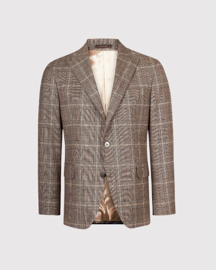 Faron Blazer Check Brun