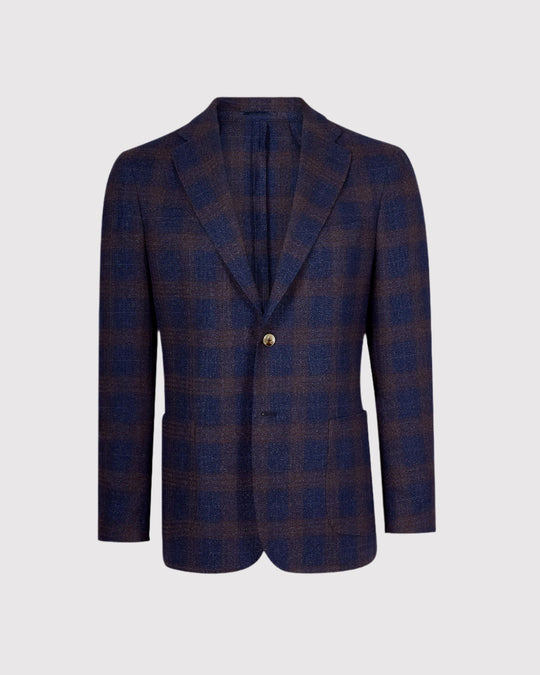 Di Fabio Check Blazer Blå