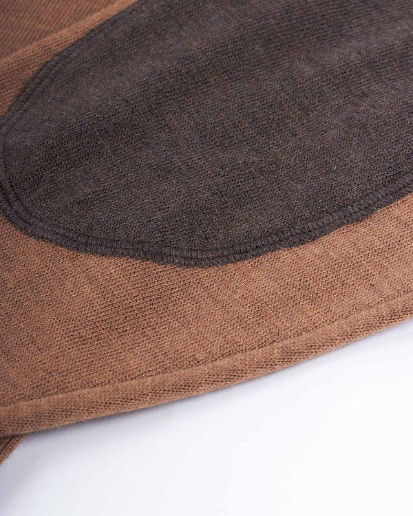 Merino Strik Patch Camel