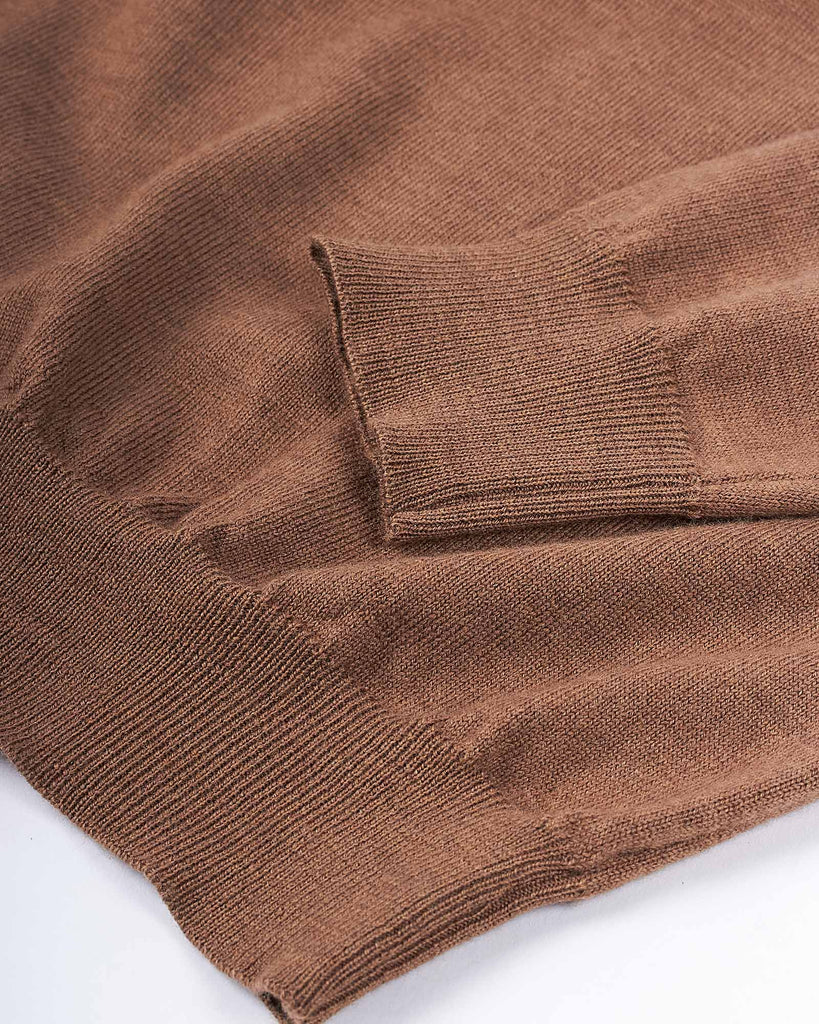 Merino Strik Patch Camel