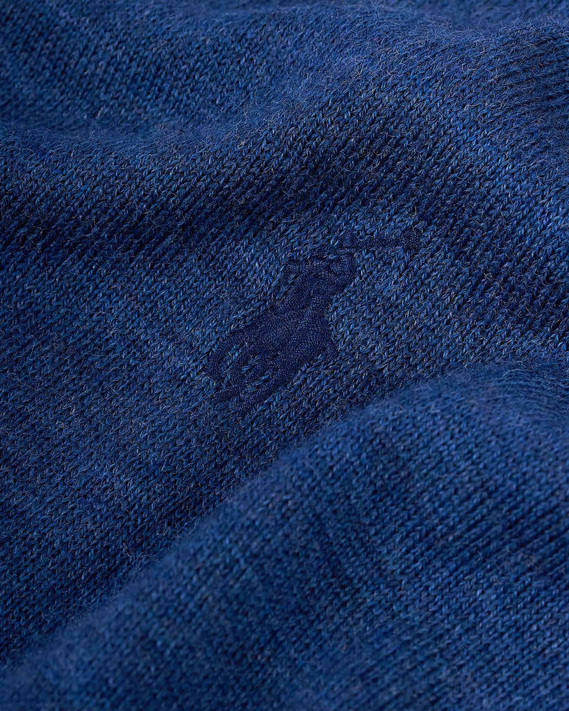 Merino Pullover Demin Blå