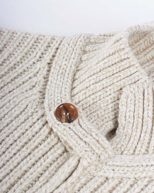 Zip Cardigan Sand