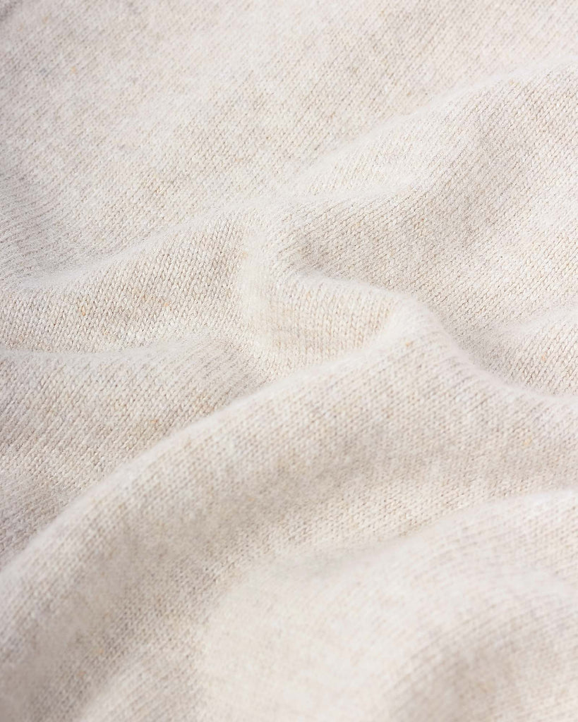 Cashmerewool Half Zip Sand