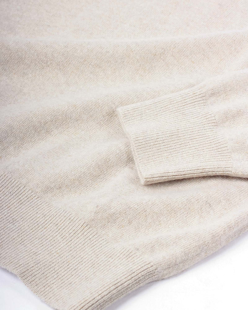 Cashmerewool Half Zip Sand