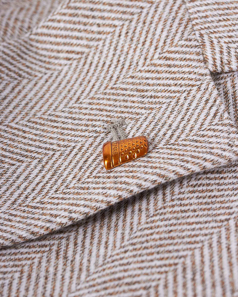 Hør/Bomuld Blazer Sand