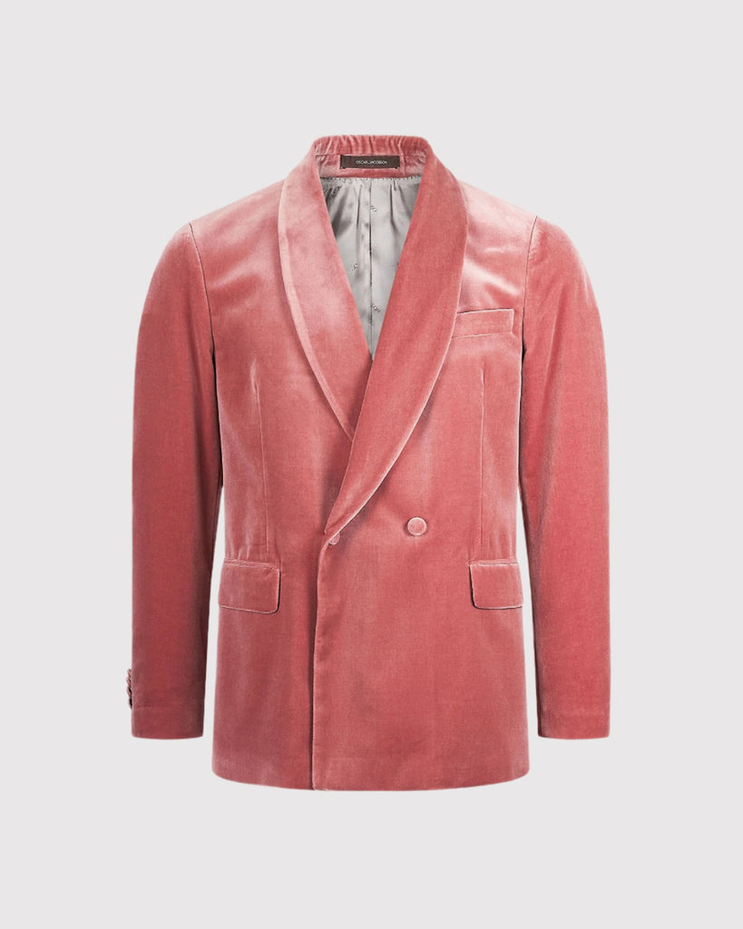 Fattore Velour Blazer Rosa