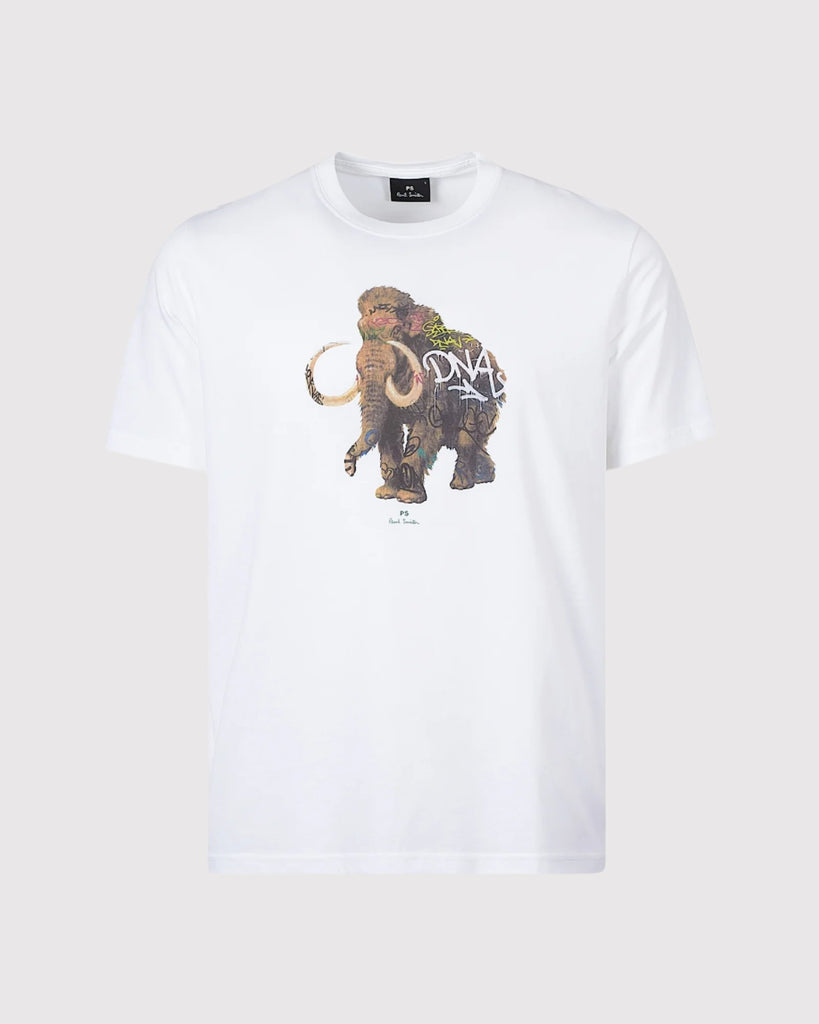 Grafitti Mammut T-Shirt Hvid