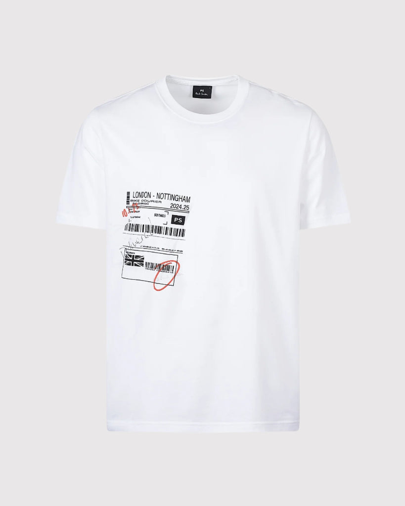 Barcode T-Shirt Hvid