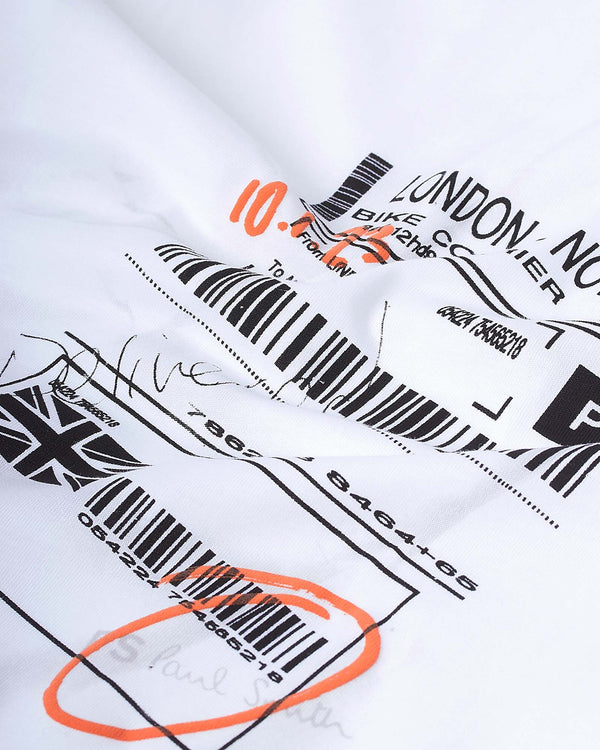 Barcode T-Shirt Hvid